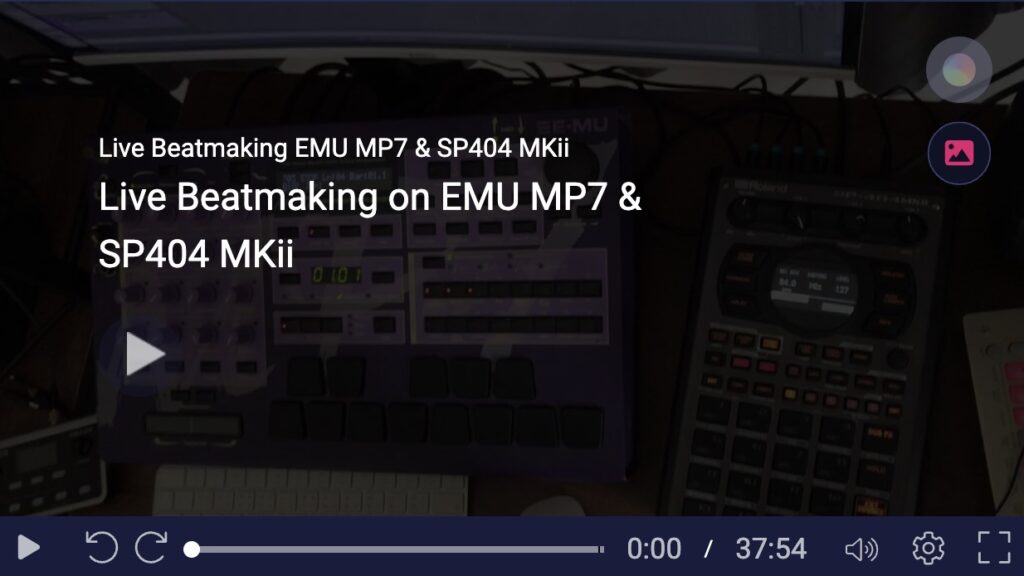 EMU MP7 and SP404 Live Beatmaking Session 2